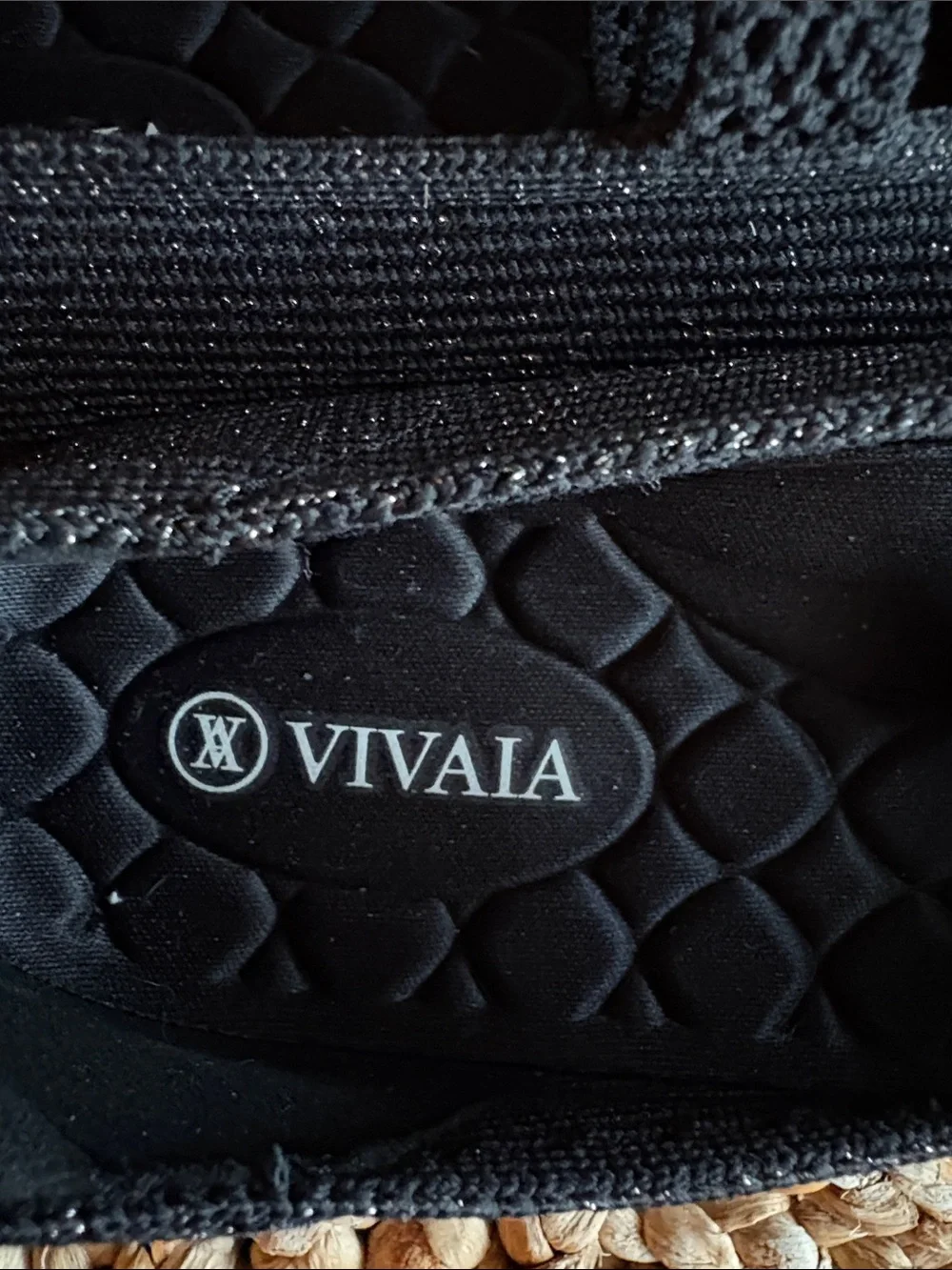 VIVALA Black Glitter Mary Jane Flats
